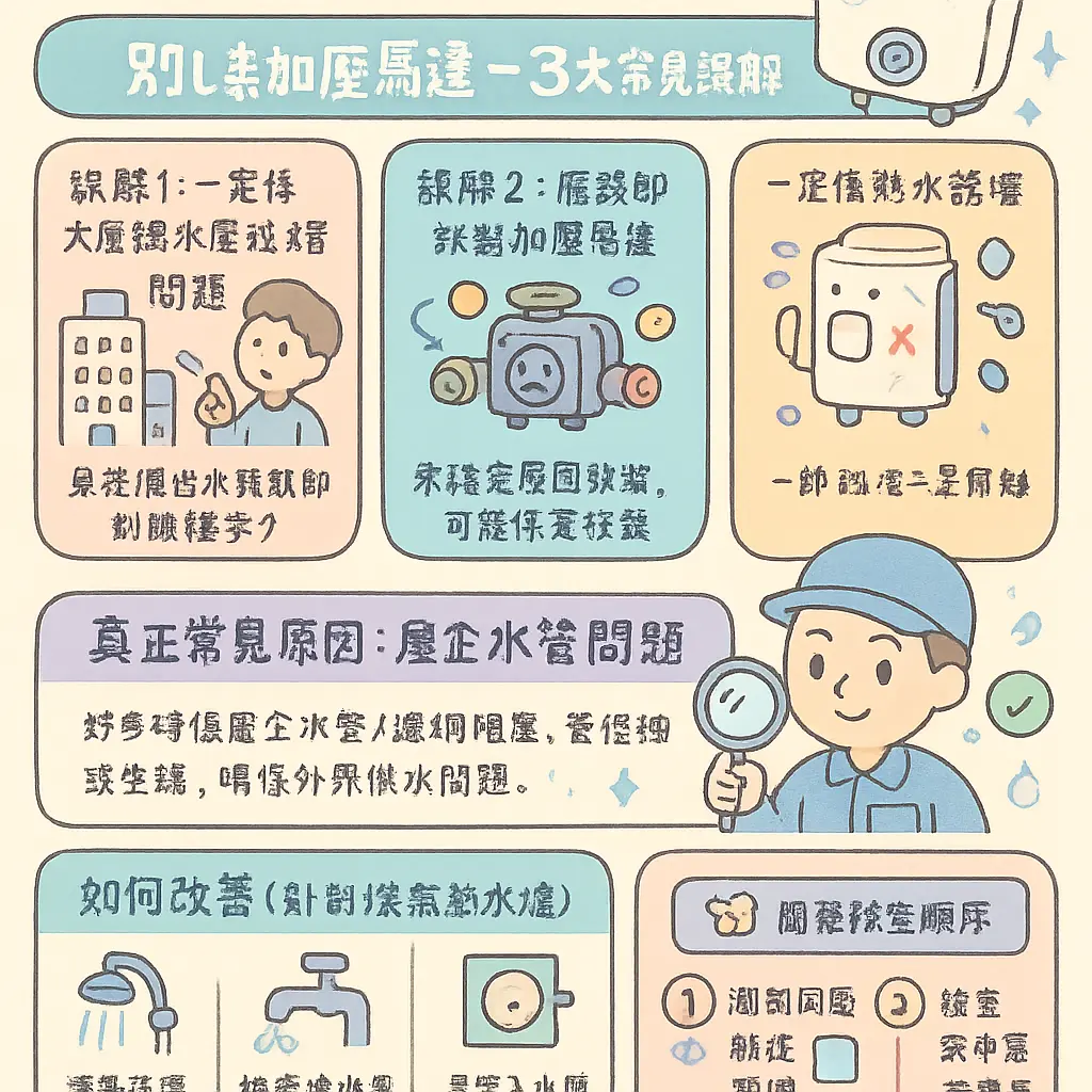 熱水器水壓不足如何改善 - 煤氣熱水爐