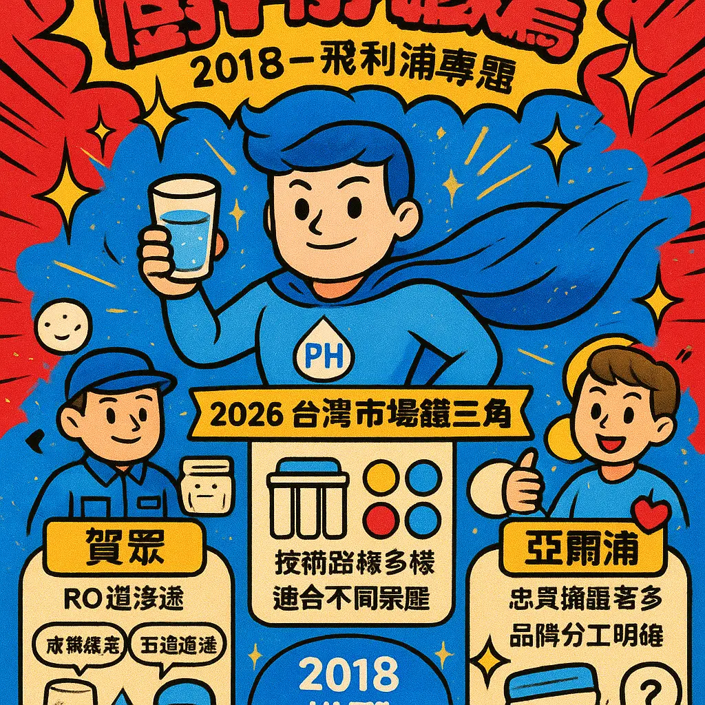 廚下型飲水機推薦2018 - 飛利浦