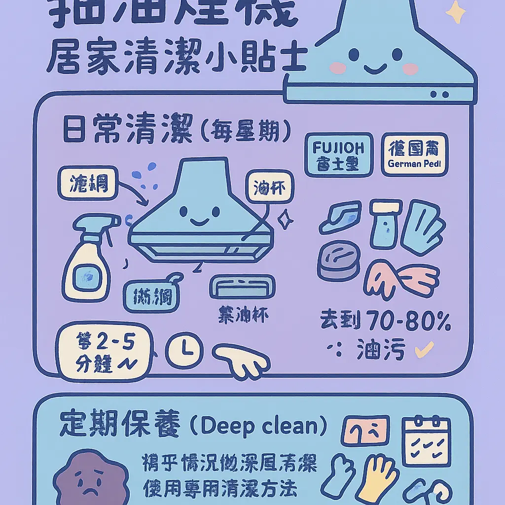 抽 油煙 機 清潔 方法 - 居家清潔