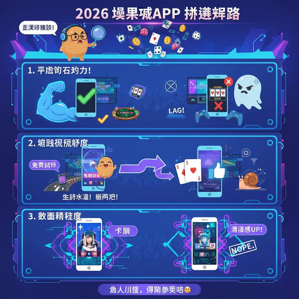 娛樂城APP挑選攻略