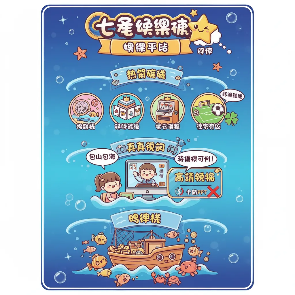 七星娛樂城評價：熱門遊戲與真人視訊體驗