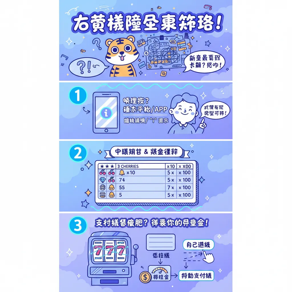 如何看懂老虎機賠率表與中獎組合