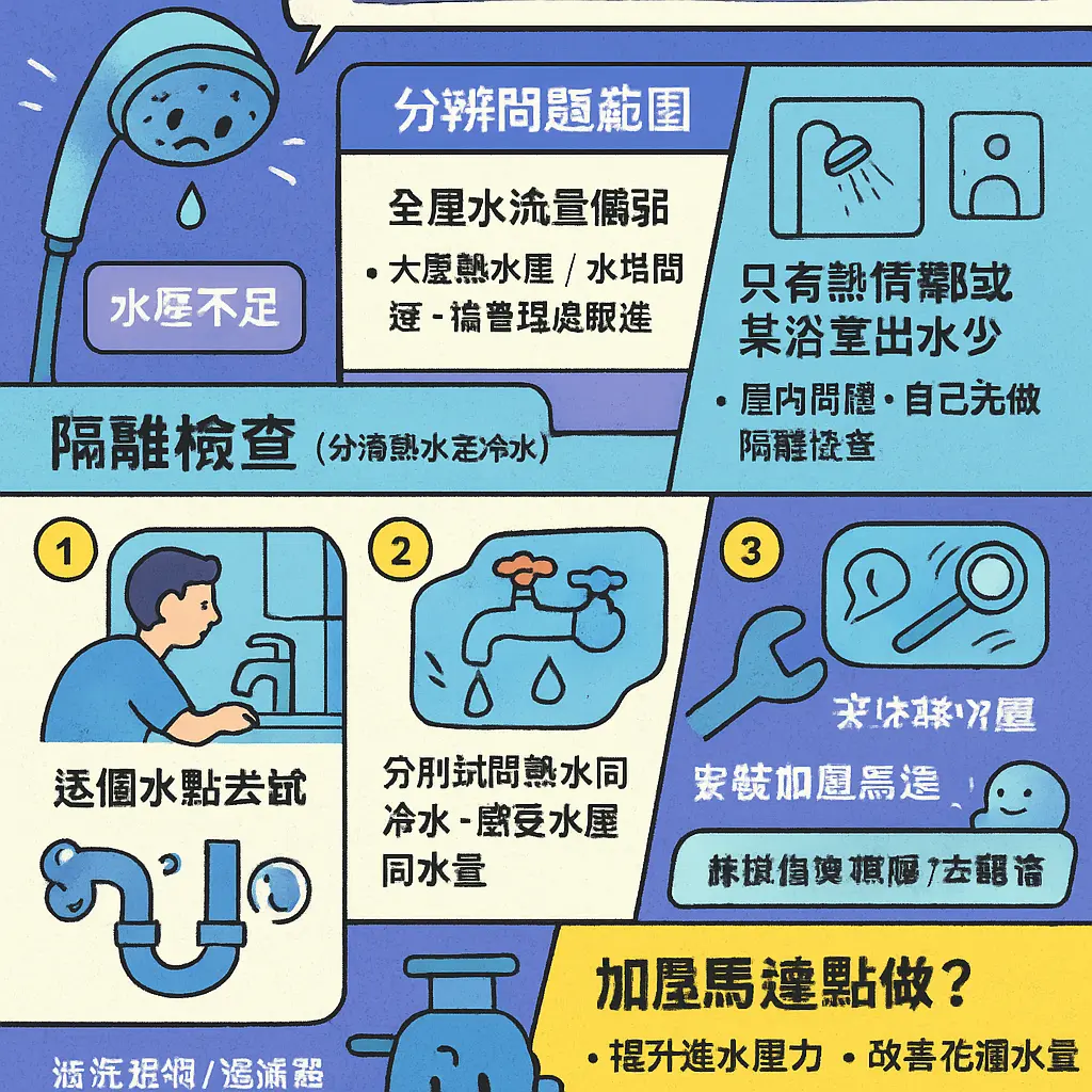 熱水器水壓不足如何改善 - 加壓馬達