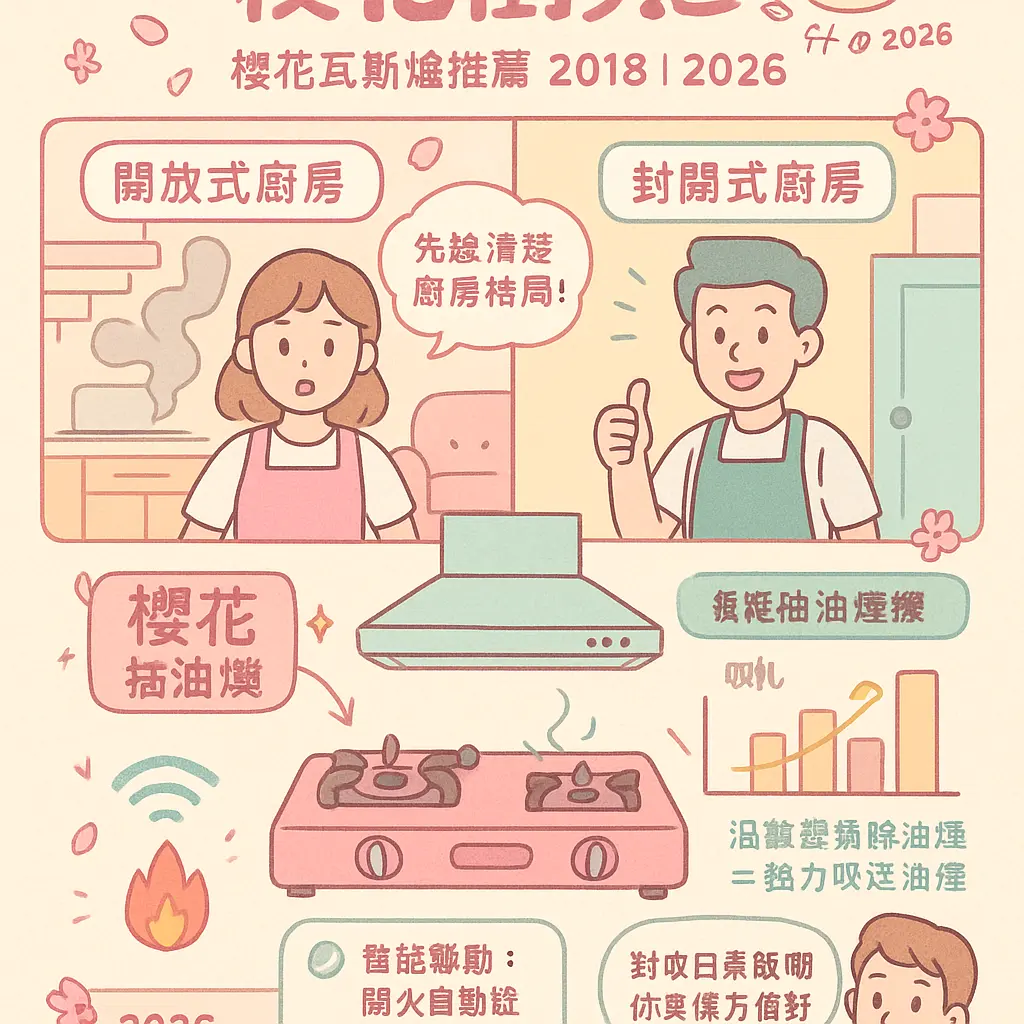 櫻花瓦斯爐推薦2018 - 櫻花廚具