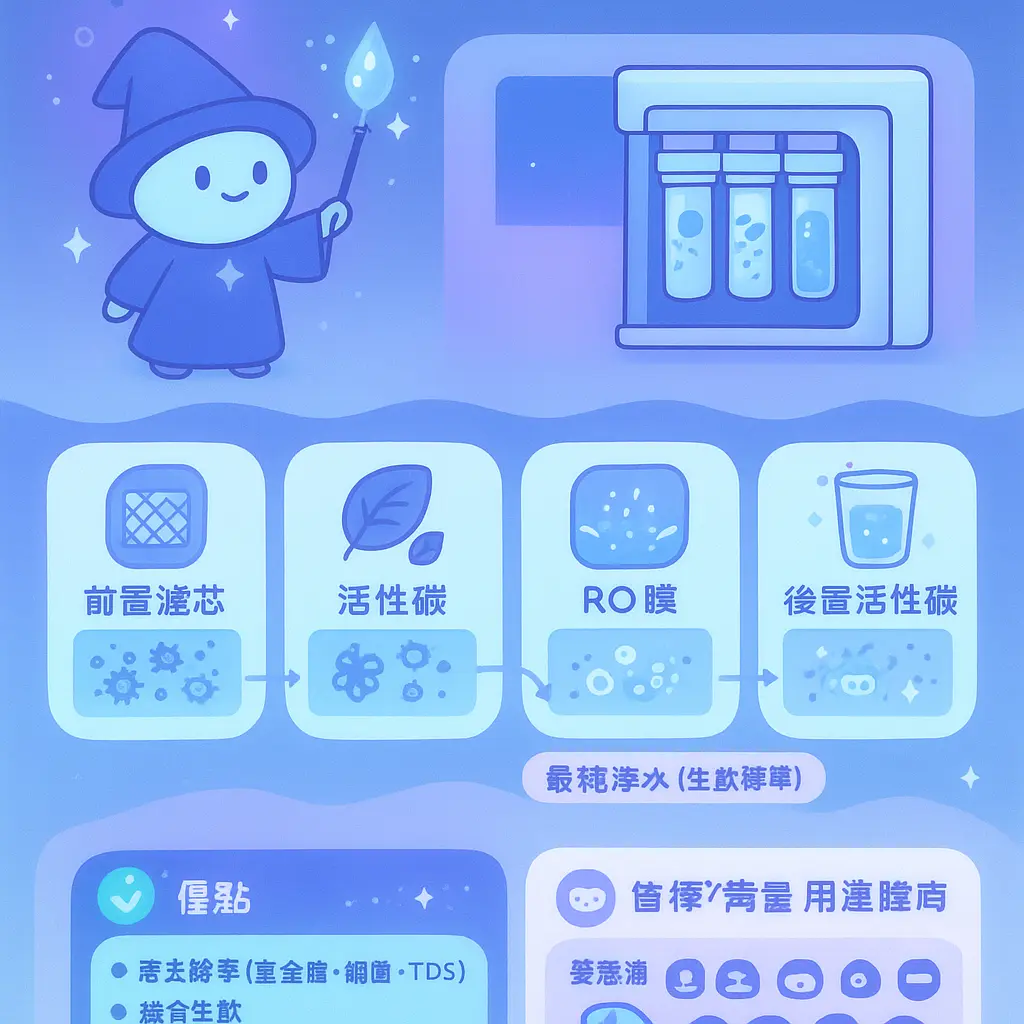 廚下型飲水機推薦2018 - RO逆滲透