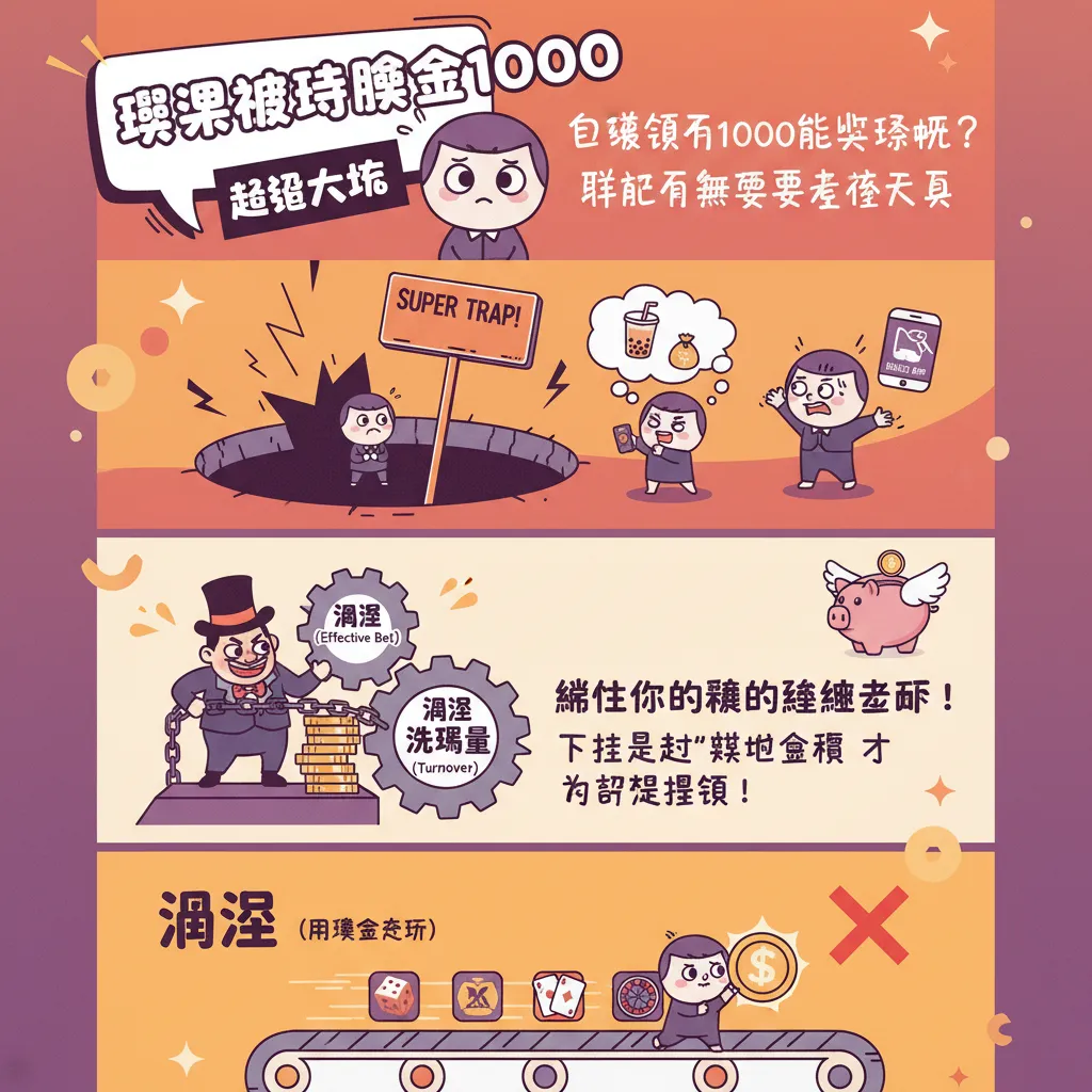 想提領體驗金1000？務必搞懂流水與洗碼量限制