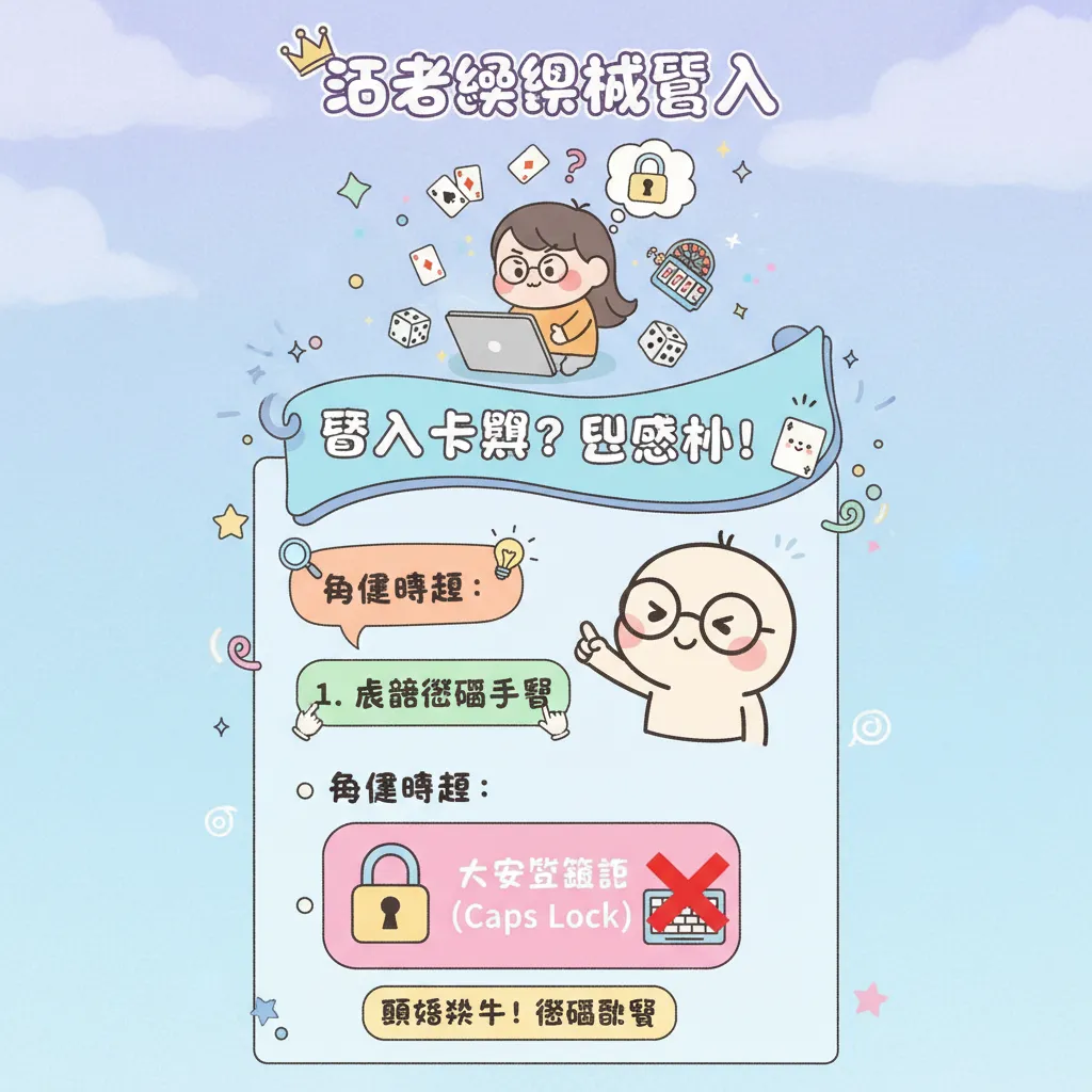 登入卡關？解法看這