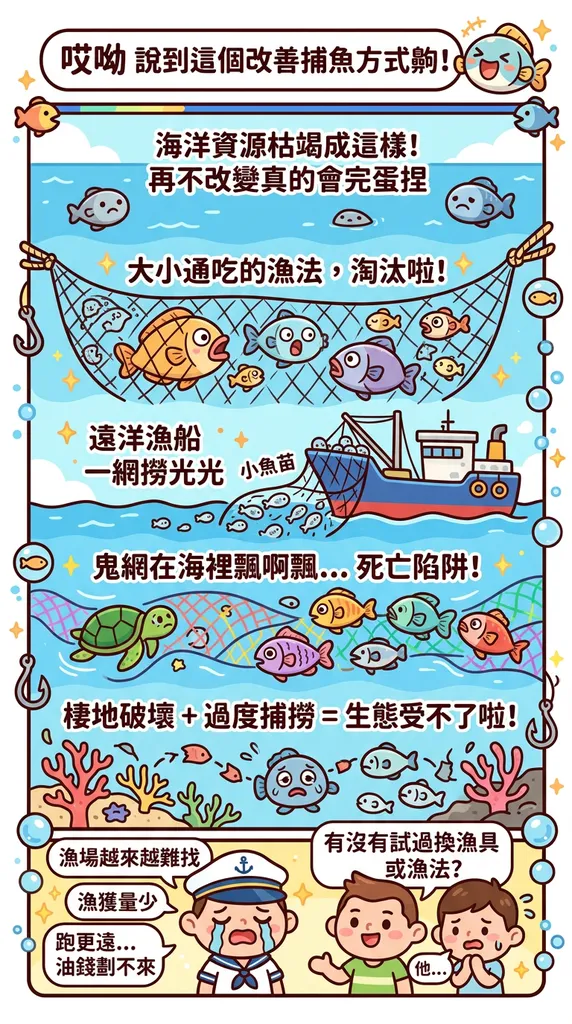 改善捕魚方式，解決過度捕撈危機
