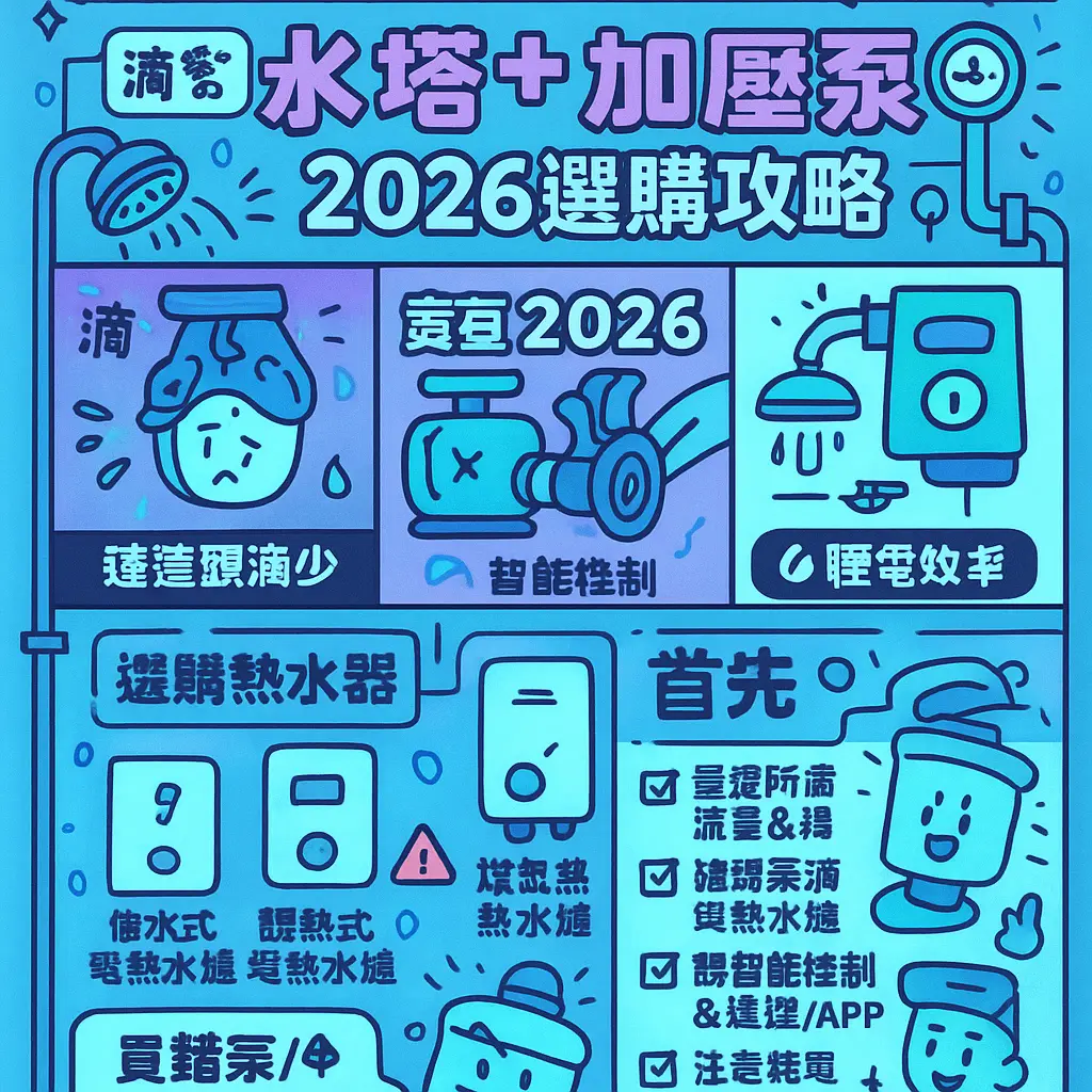 熱水器水壓不足如何改善 - 水塔