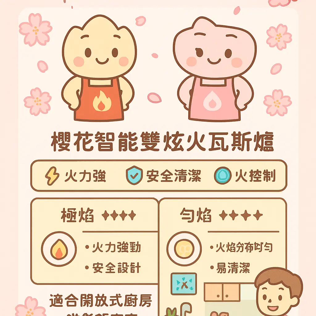 櫻花瓦斯爐推薦2018 - 櫻花
