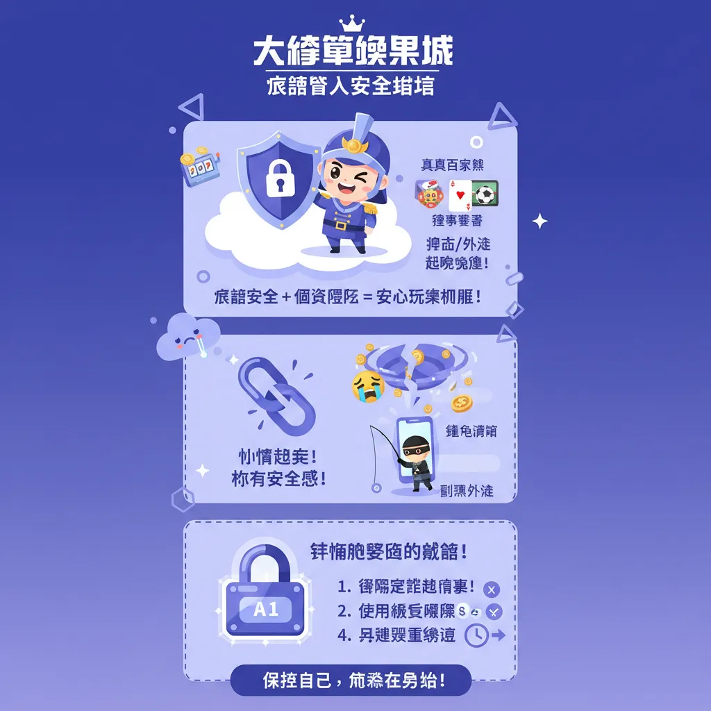保障大將軍娛樂城帳號安全與個資隱私設定