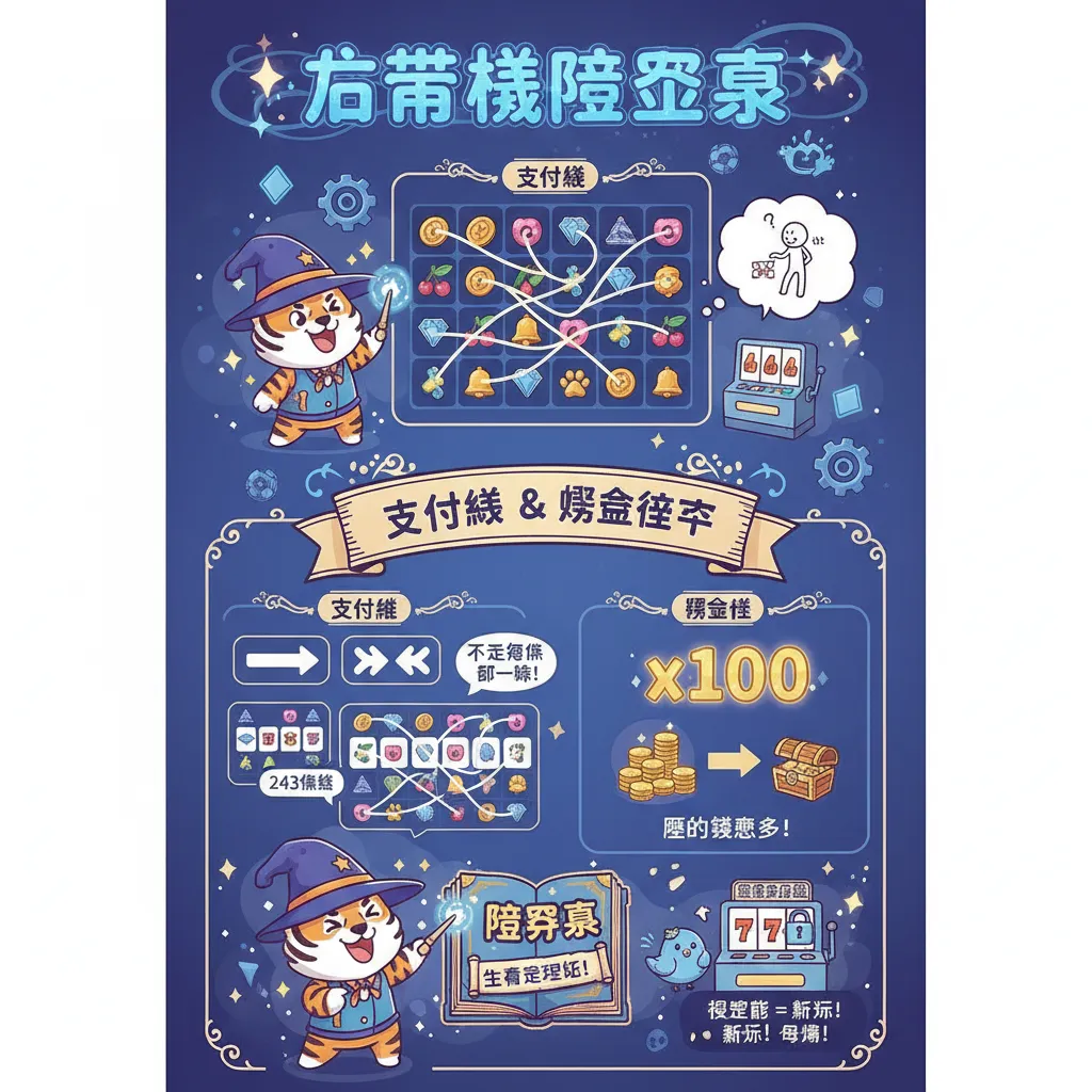 善用老虎機賠率表掌握支付線與獎金倍率