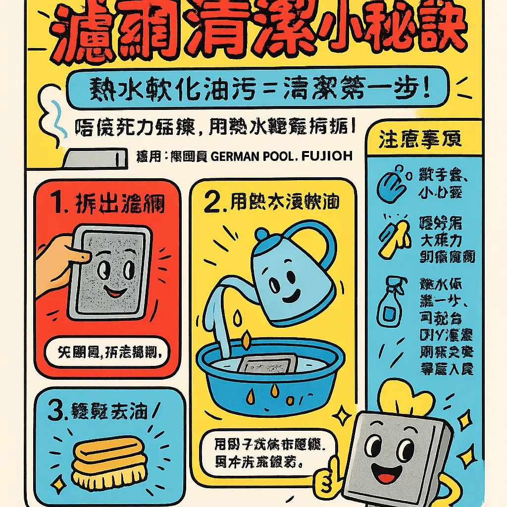 抽 油煙 機 清潔 方法 - 濾網