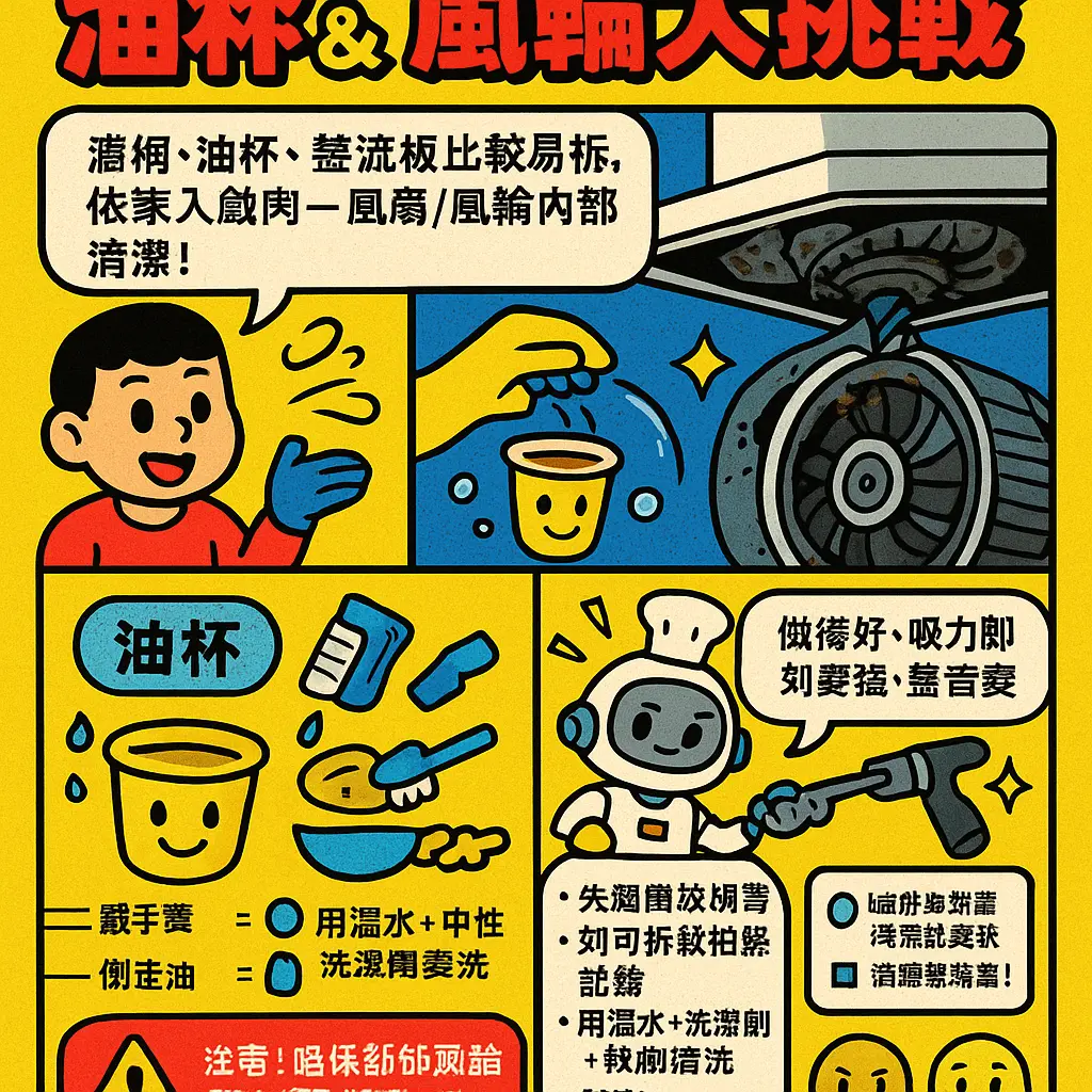 抽 油煙 機 清潔 方法 - 油杯