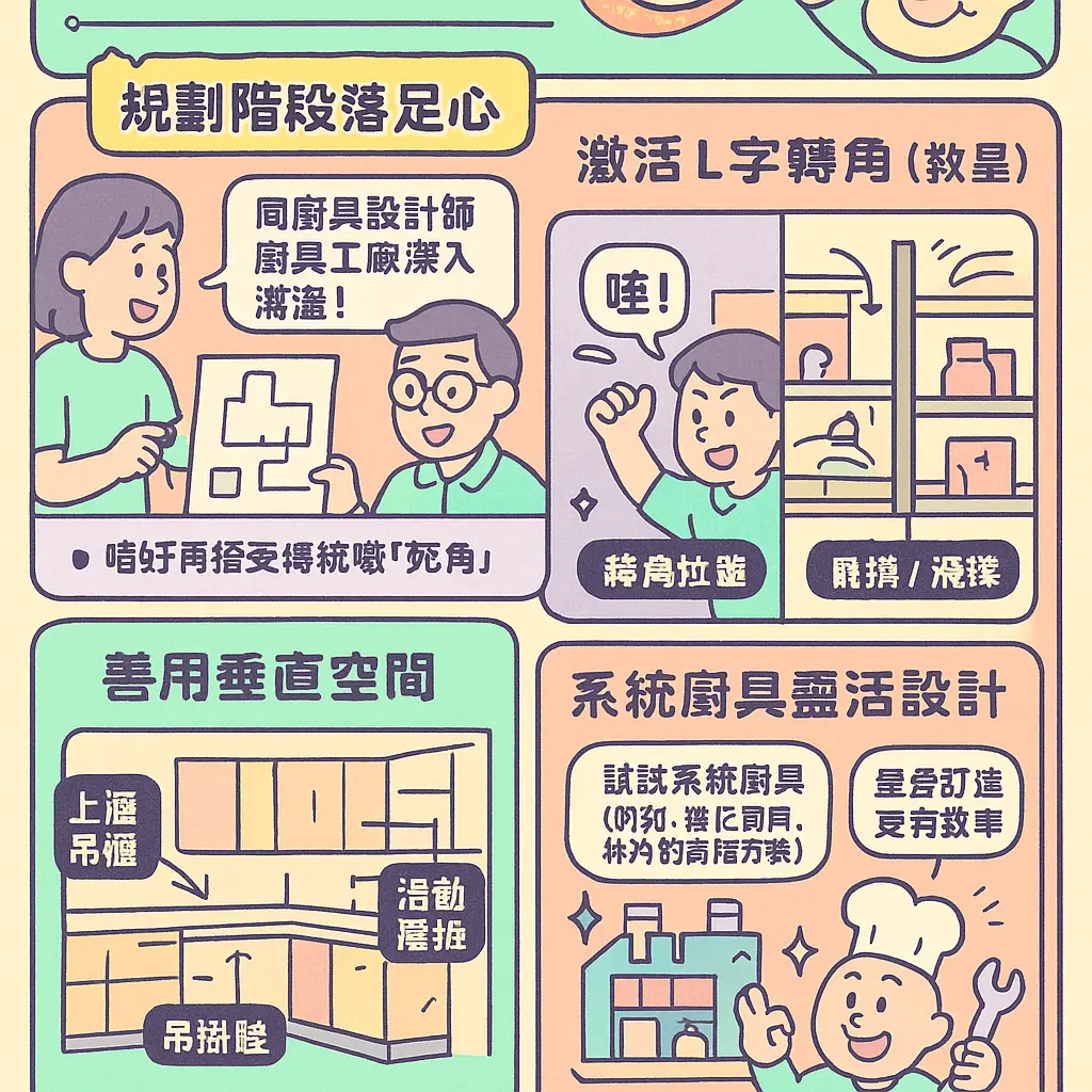 l型流理台 - 廚房改造