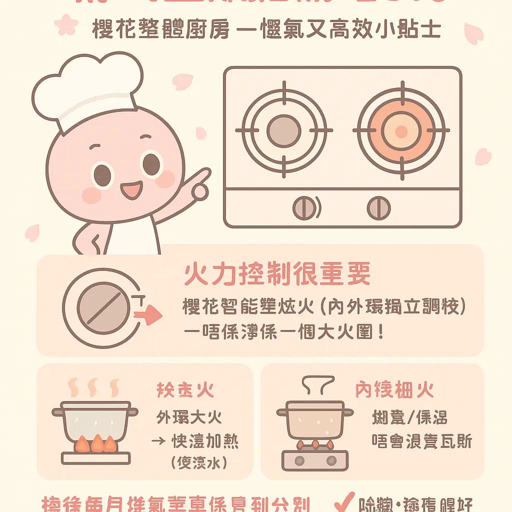 櫻花瓦斯爐推薦2018 - 櫻花整體廚房