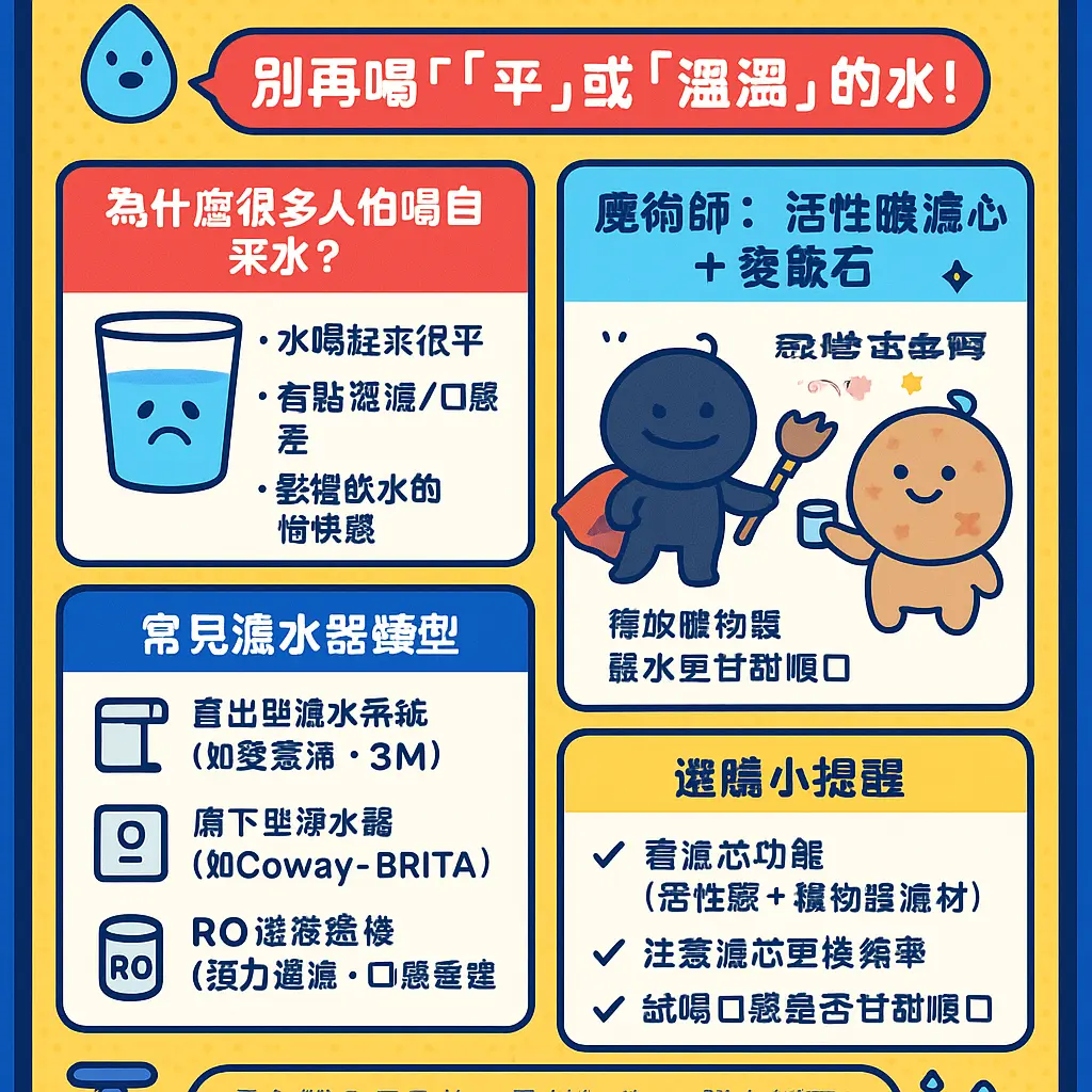 廚下型飲水機推薦2018 - 濾水器