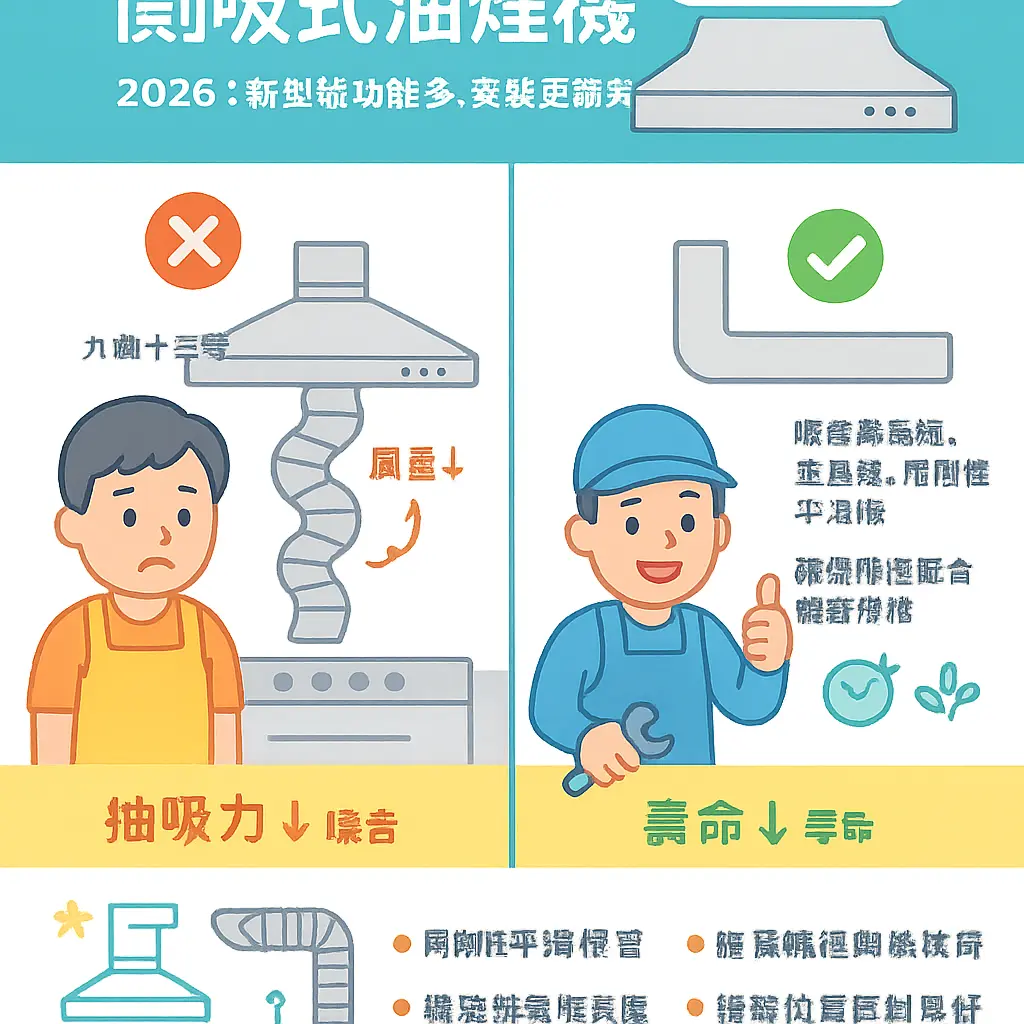 抽油煙機推薦2018 - 側吸式油煙機
