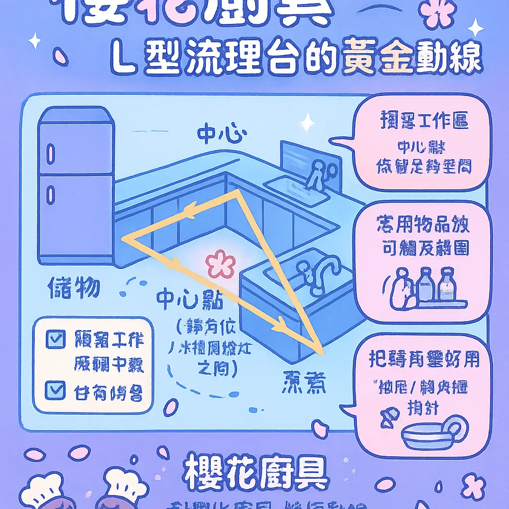 l型流理台 - 櫻花廚具