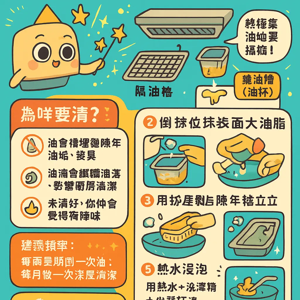 抽 油煙 機 清潔 方法 - 隔油格